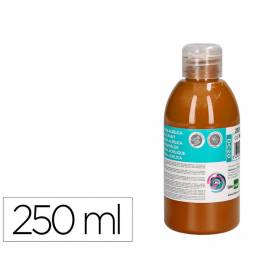 Pintura acrilica liderpapel bote de 250 ml marron