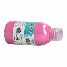 Pintura acrilica liderpapel bote de 250 ml rosa