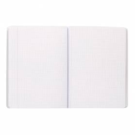 Libreta liderpapel antartik a5+ plus cosida 48 hojas 90g/m2 cuadro 5mm con margen 6 colores surtidos