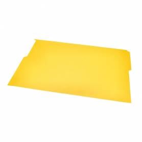 Subcarpeta cartulina liderpapel folio pestaña superior 240g/m2 color amarillo