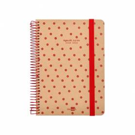 Agenda escolar liderpapel año 24 - 25 escolar classic smile día página a5 tetra