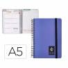 Agenda escolar 2024-2025 liderpapel classic azul día página a5 - LP463