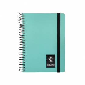 Agenda escolar liderpapel año 24 - 25 curso classic menta día página a5