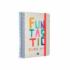 Agenda escolar liderpapel año 24 - 25 escolar fantasia funtastic día página a5