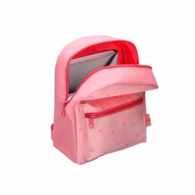 Cartera preescolar liderpapel mochila infantil diseño rosa 250x115x210 mm