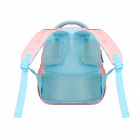 Cartera escolar liderpapel moc hila multibolsillo infantil rainbows rosa 350x110x270 mm