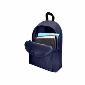 Cartera liderpapel mochila col or azul marino 400x125x300 mm