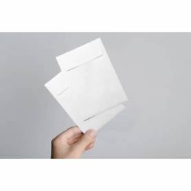 Sobre liderpapel bolsa a-6 offset blanco 100 gr 184x261 mm con tira de silicona caja de 250 unidades