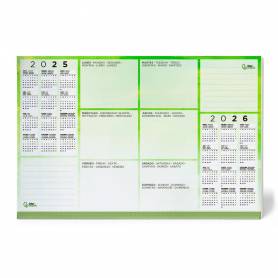 Planning sobremesa semanal liderpapel 40x60 cm 80 gr 60 hojas 2025-2026