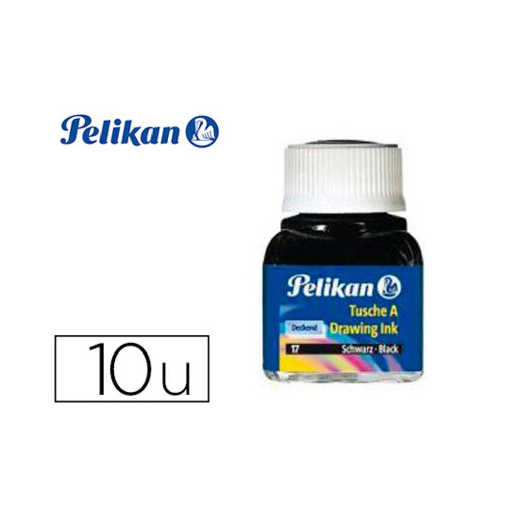 Tinta china pelikan colores surtidos bote 10 ml