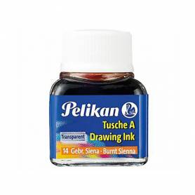 Tinta china pelikan siena tostada bote de 10 ml