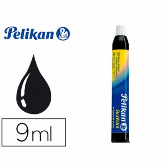 Tinta china pelikan negra cargador 9 ml