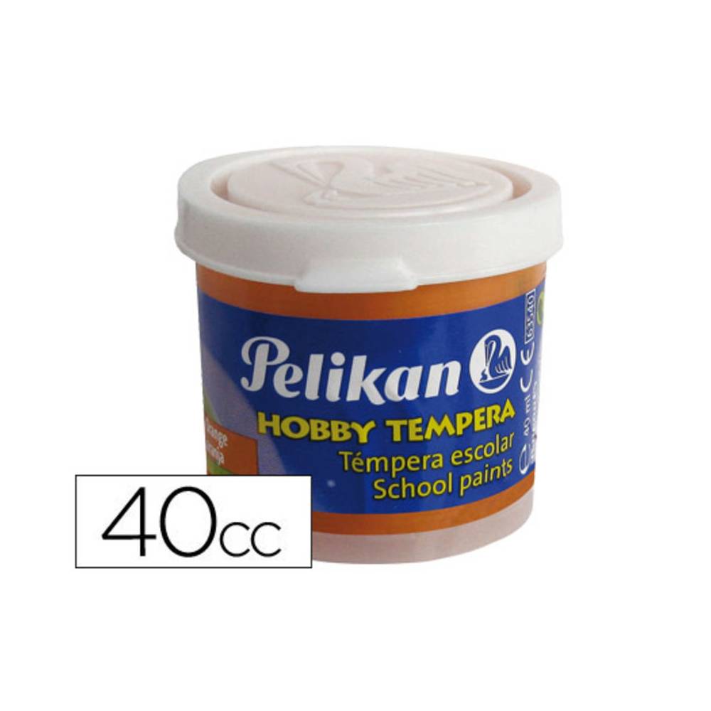 Tempera hobby 40 cc naranja -n.59b