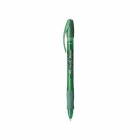 Boligrafo bic gelocity illusion borrable verde punta de 0,7 mm