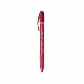 Boligrafo bic gelocity illusion borrable rojo punta de 0,7 mm