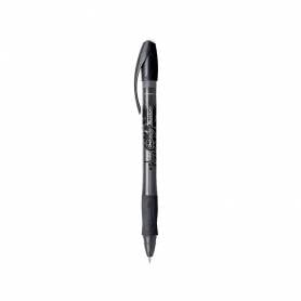 Boligrafo bic gelocity illusion borrable negro punta de 0,7 mm