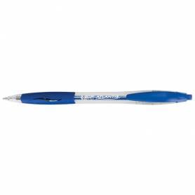 Boligrafo bic atlantis azul retractil tinta aceite punta de 1 mm