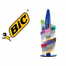 Boligrafo bic cristal family expositor de 770 unidades surtidas