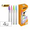 Boligrafo bic cristal large fashion cajas de 20 unidades colores surtidos