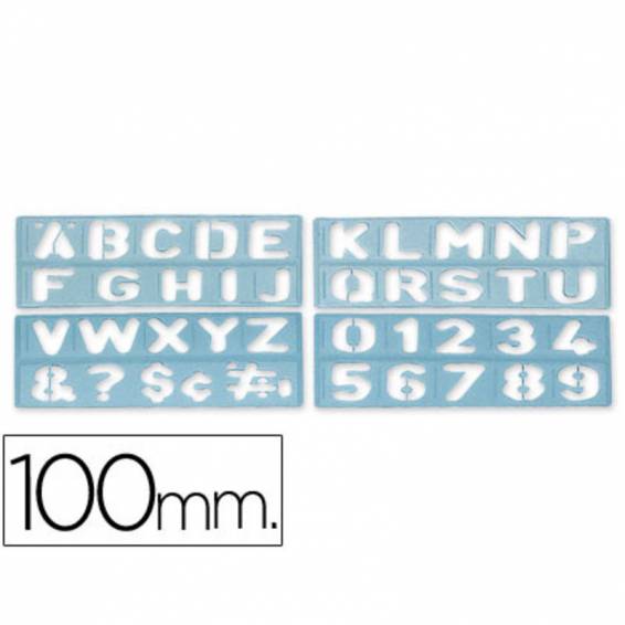 Plantilla liderpapel rotulacion 1800 letras y numeros 100 mm