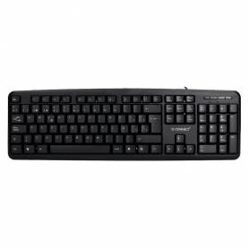 Teclado q-connect con cable 1,35 mt color negro - KF10075