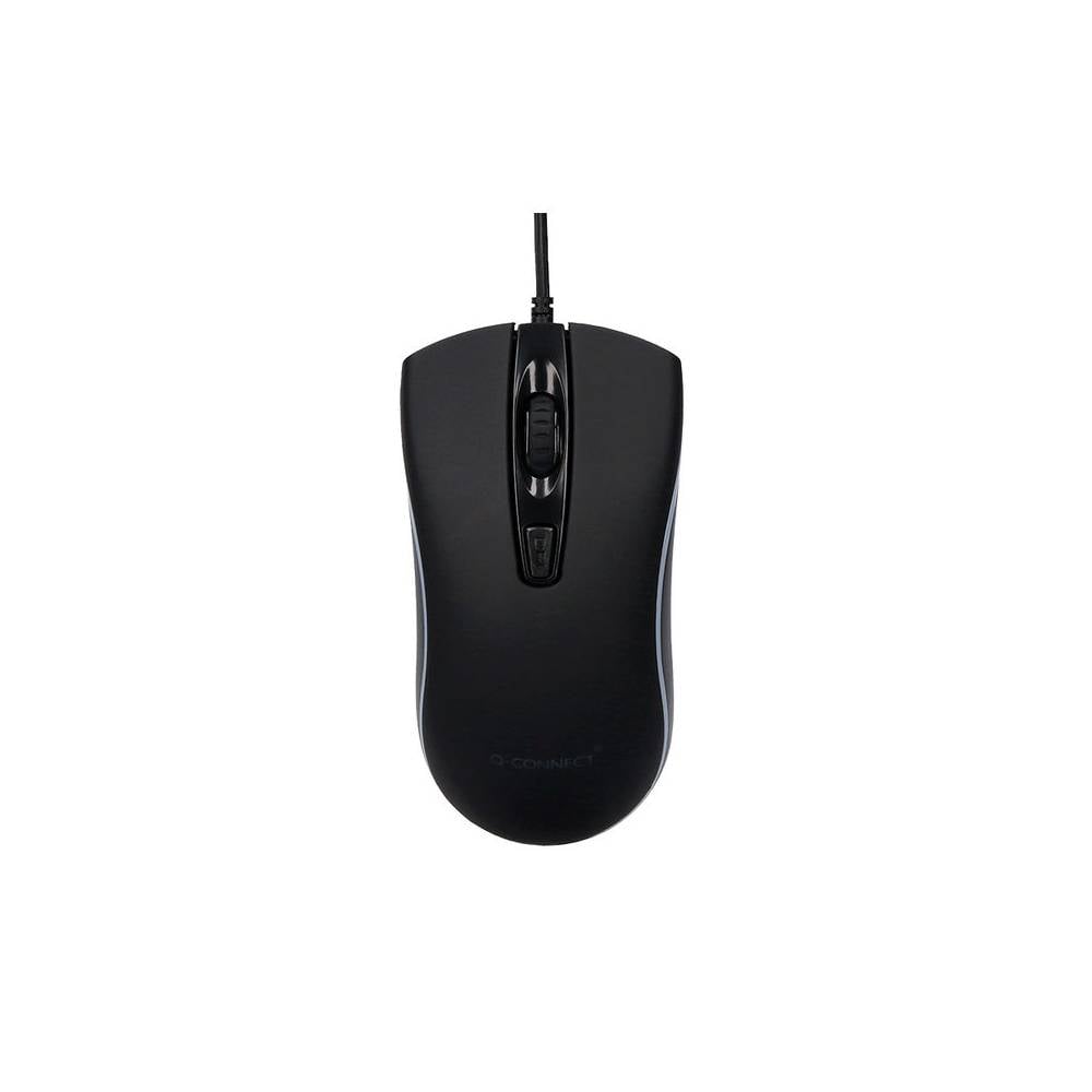 Raton q-connect gaming optico con cable 800 1200 1600 dpi 4 botones iluminacion led negro - KF10083