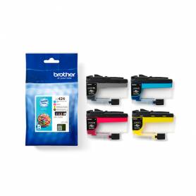 Ink-jet brother lc424val dcp-j1200w pack 4 colores negro   amarillo   cian   magenta 750 hojas - LC424VAL