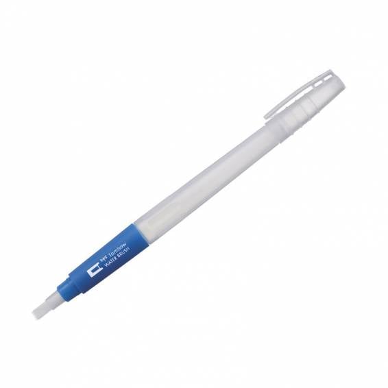 Pincel tombow water brush con deposito rellenable punta plana blister de 1 unidad - WB-FL-1P