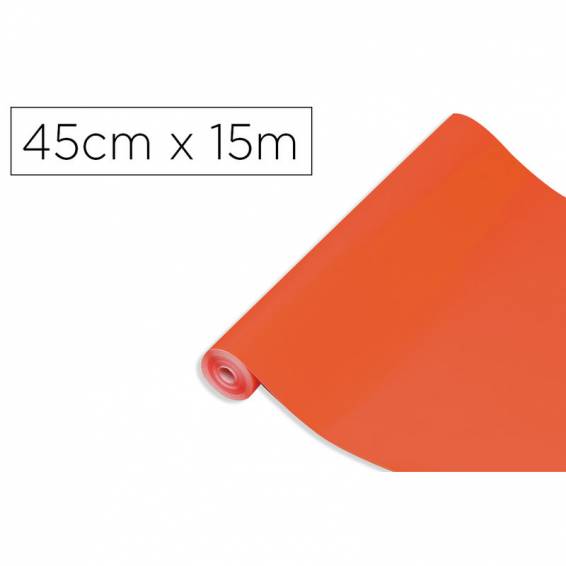 Rollo adhesivo d-c-fix naranja ancho 45 cm largo 15 mt - 200-2879