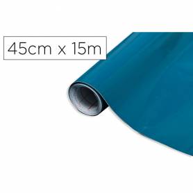 Rollo adhesivo d-c-fix azul petroleo ancho 45 cm largo 15 mt - 200-3244