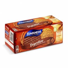 Galleta fontaneda digestive chocolate con leche fibra caja de 300 gr - 45092