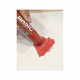 Tempera solida playcolor basic one 10 gr rojo caja de 12 unidades - 10831