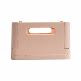 Caja plegable exacompta midi skandi polipropileno reciclado color nude 276x188x120 mm - 27131D