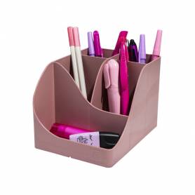 Organizador de sobremesa exacompta skandi color rosa viejo 155x119x109 mm - 69538D