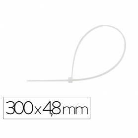 Brida q-connect color blanco 300x4,8 mm bolsa de 100 unidades - KF17190
