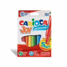 Rotulador carioca joy caja de 12 colores surtidos