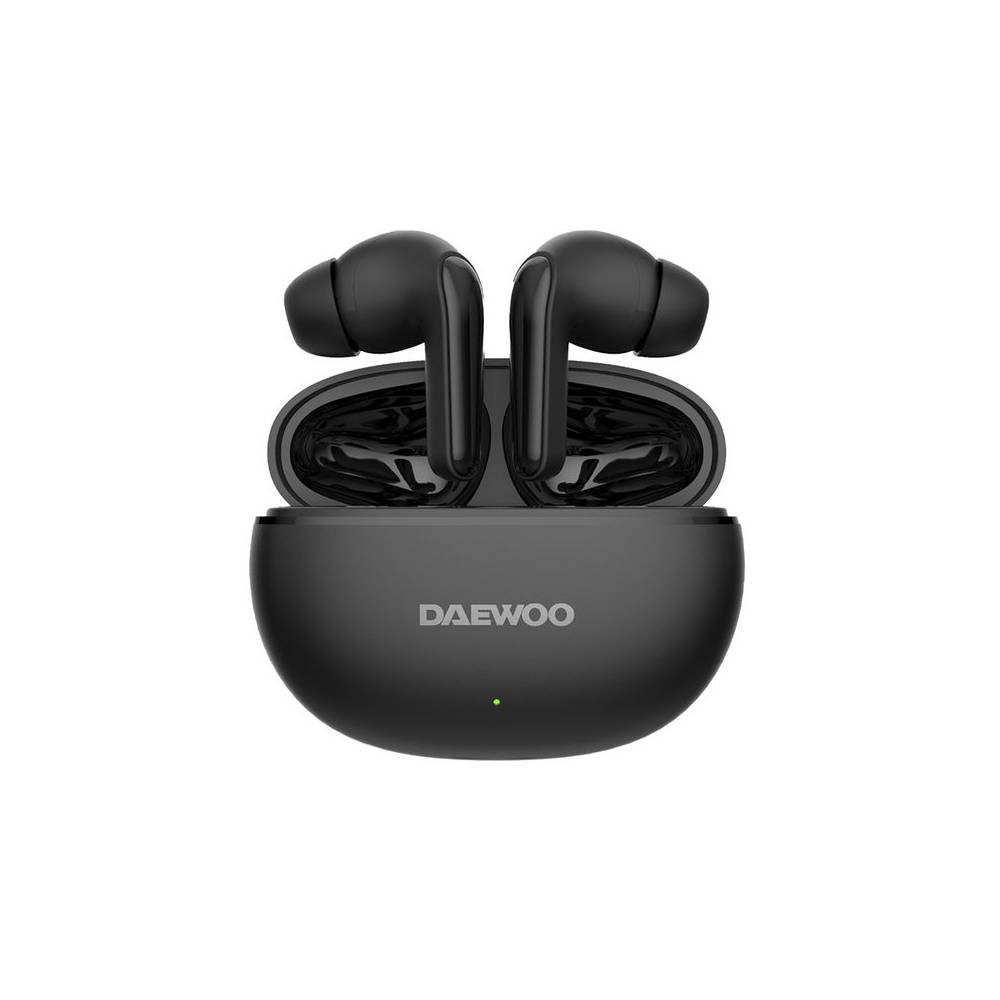 Auricular daewoo tws in-ear bluetooth 5.3 con estuche de carga usb tipo-c autonomia 6 horas color negro - DW2004