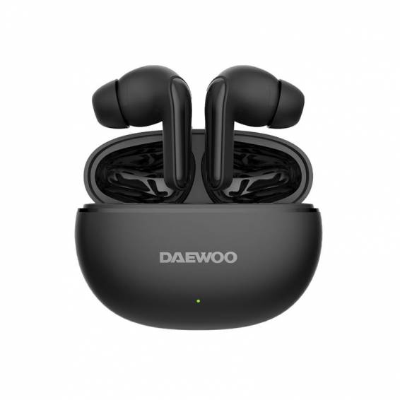 Auricular daewoo tws in-ear bluetooth 5.3 con estuche de carga usb tipo-c autonomia 6 horas color negro - DW2004