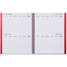 Cuaderno aula planner additio din a4 160 paginas plan anual y mensual con programcion y evaluacion - P242