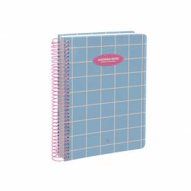 Agenda espiral liderpapel clas sic a4 2025 semana vista light color azul papel 70 gr - 