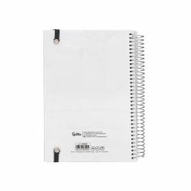 Agenda encuadernada liderpapel tinos a4 2025 dia pagina pe rsonalizable papel 70 gr - 