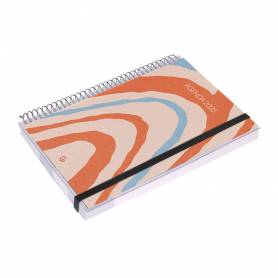 Agenda encuadernada liderpapel tinos a5 2025 dia pagina pe rsonalizable papel 70 gr - 