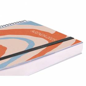 Agenda encuadernada liderpapel tinos a6 2025 semana vista personalizable papel 70 gr - 