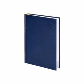 Agenda encuadernada liderpapel corfu a5 2025 día página azul papel 60 gr - 