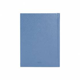 Agenda encuadernada liderpapel corfu a5 2025 día página color azul claro papel 60 gr - 