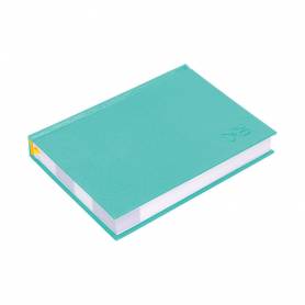 Agenda encuadernada liderpapel corfu a5 2025 dia pagina c olor verde menta papel 60 gr - 