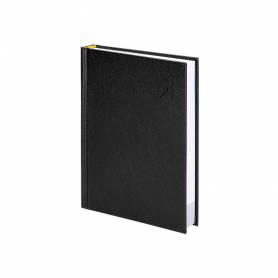 Agenda encuadernada liderpapel corfu a4 2025 semana vista negro papel 60 gr - 