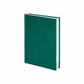 Agenda encuadernada liderpapel corfu a6 2025 día página color verde papel 60 gr - 