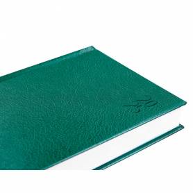 Agenda encuadernada liderpapel corfu a6 2025 día página color verde papel 60 gr - 