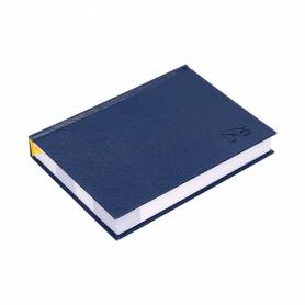 Agenda encuadernada liderpapel corfu a4 2025 día página azul papel 60 gr - 